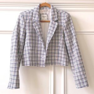 Abercrombie and Fitch plaid crop jacket
